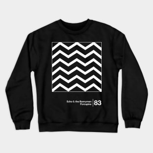 Porcupine / Minimalist Style Graphic Artwork Crewneck Sweatshirt